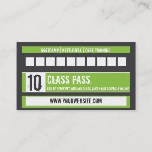Fidelidade Cartão da passagem da classe do cartão de visita