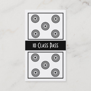 Fidelidade Cartão da passagem da classe do cartão de visita