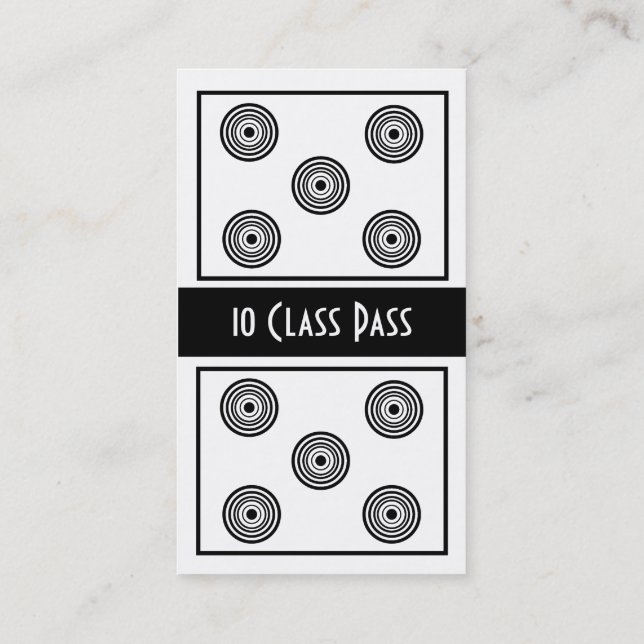 Fidelidade Cartão da passagem da classe do cartão de visita (Verso)