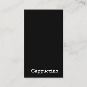 Fidelidade Cartão de Ensino de Cappuccino de Lealdade Vertic