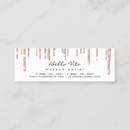 Fidelidade Cartão de Lealdade 6 Punch Makeup Beauty Heart Ros