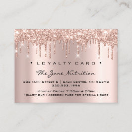 Fidelidade Cartão de Lealdade 6 Punch Nutrition Health Herbs 