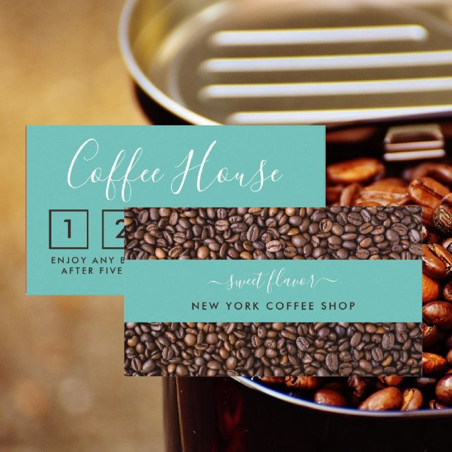 Fidelidade Cartão de Lealdade Compre Café - Fita De Bean Café (Criador carregado)