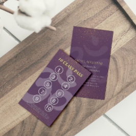 Fidelidade Cartão de Lealdade de Classe de Instrutor de Medit