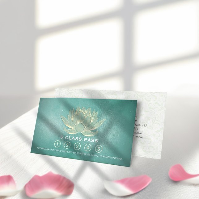 Fidelidade Cartão de Lealdade de Classe de Instrutor de Medit (Criador carregado)