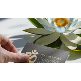 Fidelidade Cartão de Lealdade de Classe de Instrutor de Medit