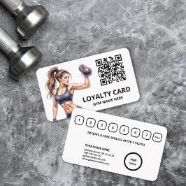 Fidelidade Cartão de Lealdade para Gym Moderno