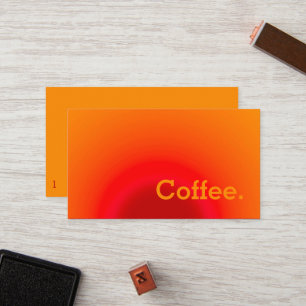 Fidelidade Cartão de Pagamento de Café de Lealdade Simples