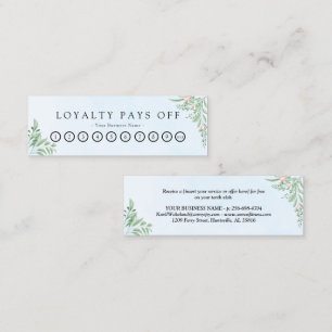 Fidelidade Cartão de Pagamento de Lealdade Eucalyptus Vermel