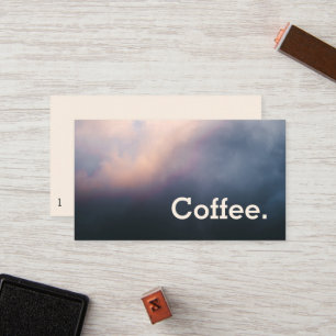 Fidelidade Cartão de Pagamento Simples de Café de Lealdade