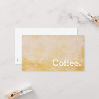 Fidelidade Cartão de Pagamento Simples de Café de Lealdade Am