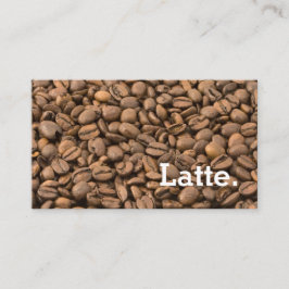 Fidelidade Cartão de perfuração de Latte da lealdade do