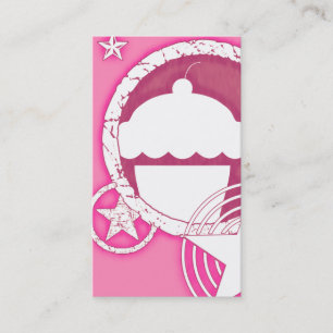Fidelidade cartão de perfurador do starz do cupcake