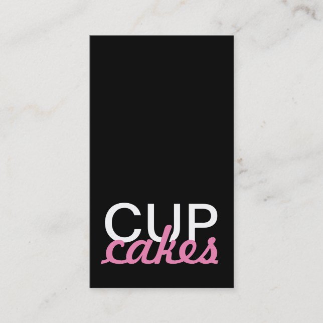 Fidelidade cartão de perfurador dos cupcakes (Frente)
