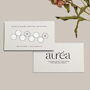 Fidelidade Cartão de visita de Lealdade do Serviço de Beleza