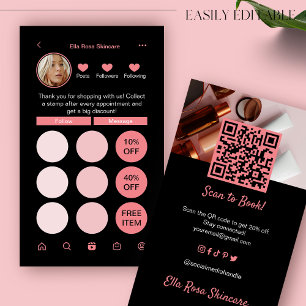 Fidelidade Cartão de visita de Lealdade IG