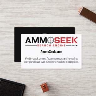 Fidelidade Cartão de visita do promocional AmmoSeek