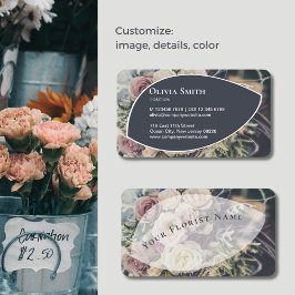 Fidelidade Cartão de visita Florista Personalizável Elegante