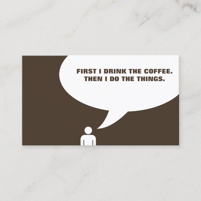 Fidelidade cartão perfurado com memes de café (Frente)