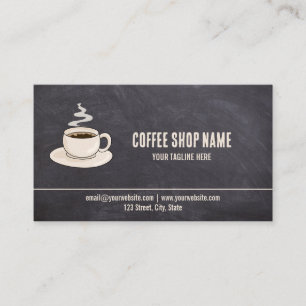 Fidelidade Cute Rustic Cafe Coffee Compra o Cartão de Lealdad
