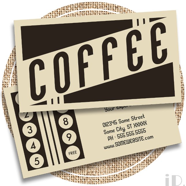 fidelidade de clientes de café retrô (Criador carregado)