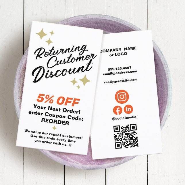 Fidelidade do Cliente do Cupão de Desconto (Criador carregado)