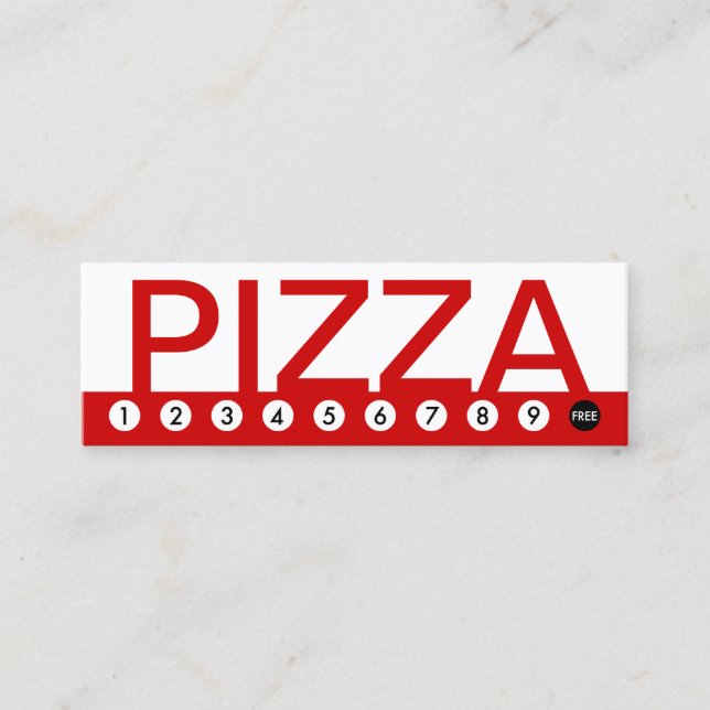 fidelidade do cliente PIZZA em negrito (Frente)