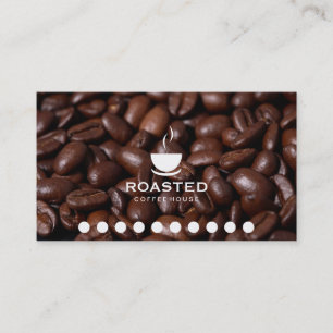 Fidelidade Feijões de café (variação do cartão de perfur
