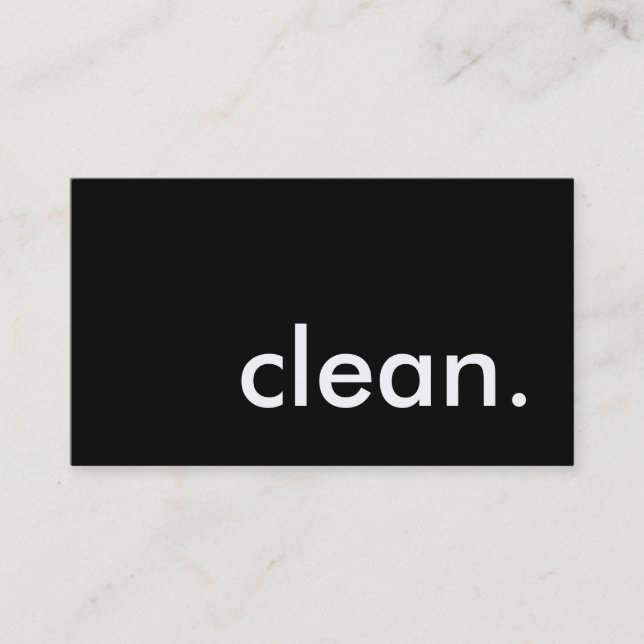 Fidelidade limpo. cartão de perfurador da lealdade (Frente)