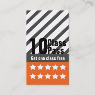 Fidelidade Modelo da passagem da classe do cartão de visita