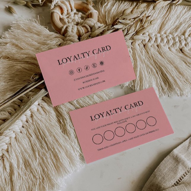 Fidelidade Modelo de Cartão de Lealdade, Moderno (Loyalty Card Template, Modern)