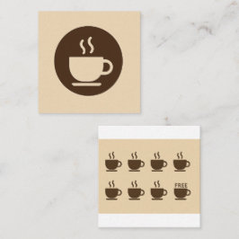 Fidelidade ☕ moderno café Compre lealdade e Cartão de visita