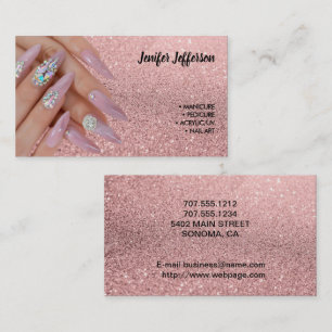 Fidelidade Nail Salon Cartão de visita