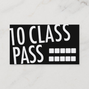 Fidelidade Passagem da classe do cartão de visita 10 da ioga