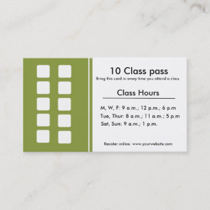 Fidelidade Placa de aprovação de classe cartão de visita 10 d