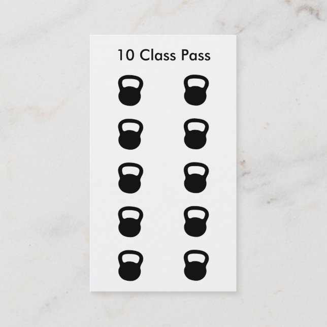 Fidelidade Placa de Pass Classe malhação 10 Classe Cartão de  (Verso)