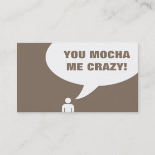 Fidelidade você me chupa um cartão maluco de café
