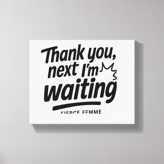 FIERCE FEMME - Capacitando a Canvas Wall Art para  (Frente)