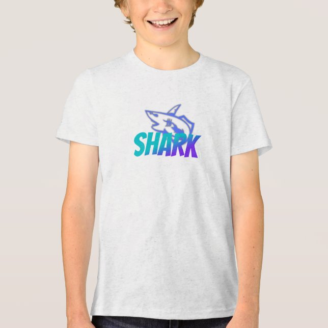 Fierce Gradient Shark Logo  | Bold Ocean  (Frente)