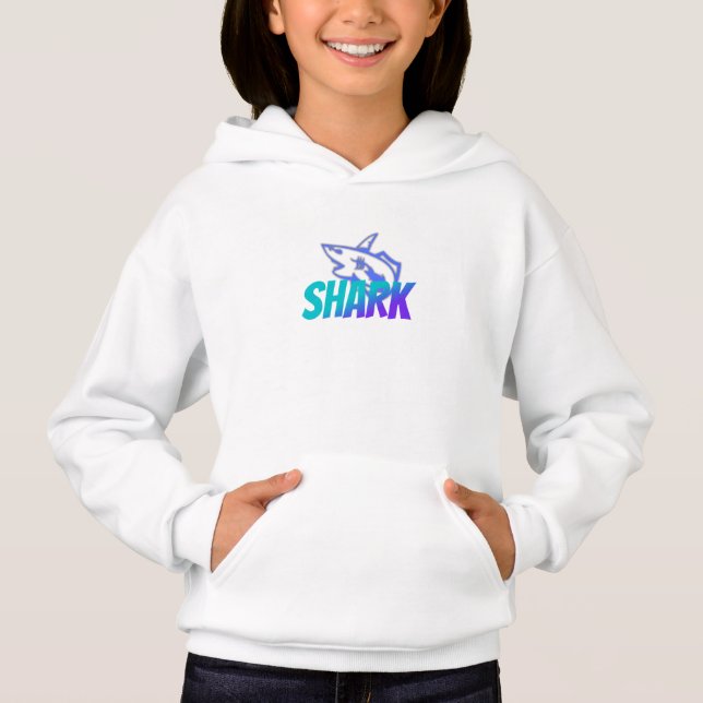 Fierce Gradient Shark Logo | Bold Ocean (Frente)