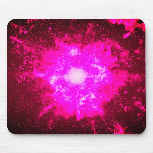  Fiery Nebula Sci-Fi Art Mousepad (Frente)