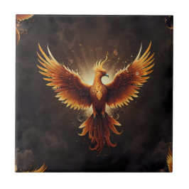 Fiery Phoenix Cushion