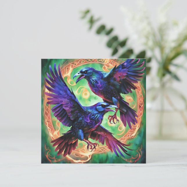 Fiery Raven (Em pé/Frente)