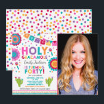 Fiesta aniversário de 40 anos Convite Santa Guacam<br><div class="desc">Convite para aniversário de 40 anos Fiesta Todos os designs são © PIXEL PERFECTION PARTY LTD</div>