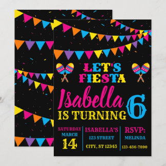 Fiesta Birthday Cinco De Mayo Convite de festas