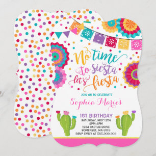 Fiesta Birthday - Convite para o Aniversário Mexi