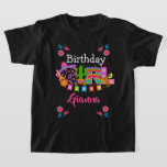 Fiesta Birthday Girl | Camisa do Partido México<br><div class="desc">Comemora o aniversário com esta camiseta especial,  design especial e personalizada</div>