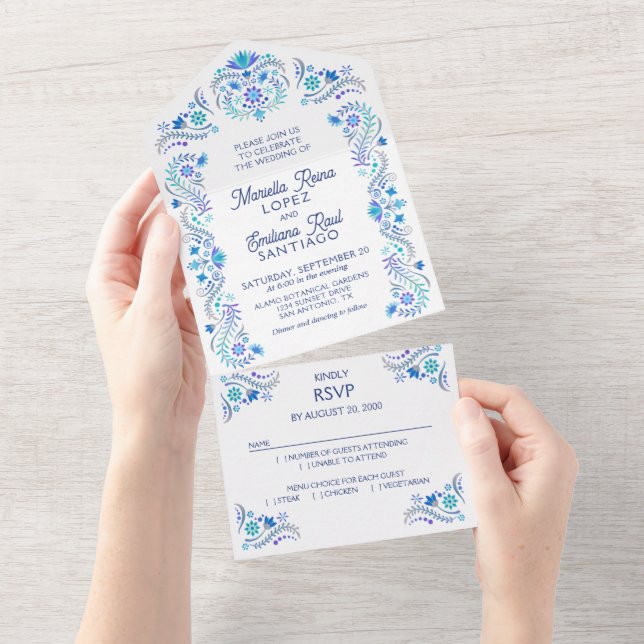 Fiesta Blue Wedding (Aba destacável)