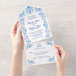 Fiesta Blue Wedding