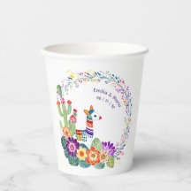 FIESTA Cactos Folkart Flores Personalizado